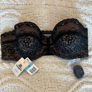 NWT b. tempt’d by Wacoal Strapless/Convertible Bra 36C